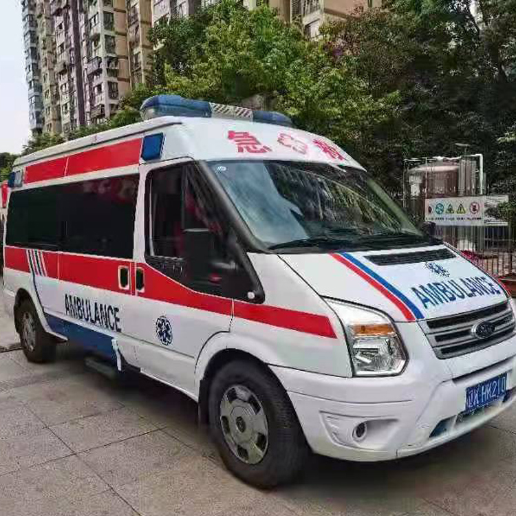 阳朔长途救护车护送病人返乡